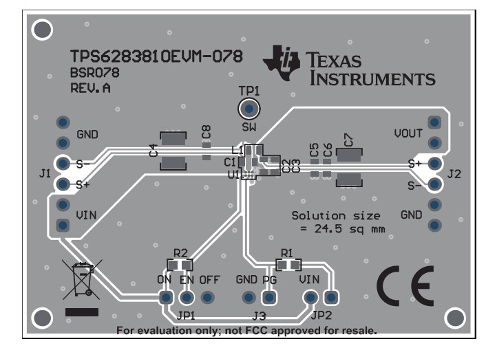 位置电路 - Texas Instruments TPS6283810EVM-078 评估模块
