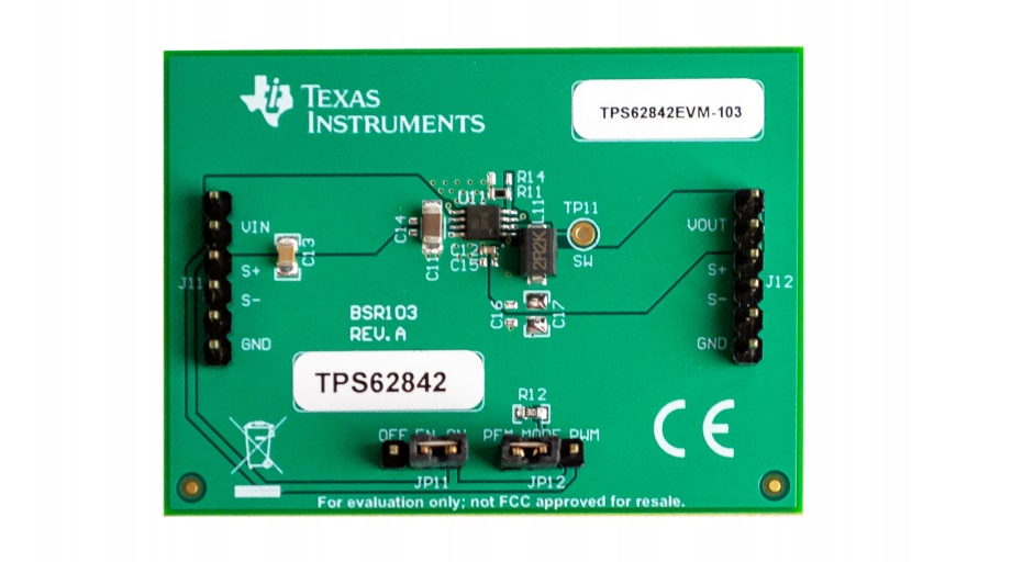 Texas Instruments TPS62842EVM-103评估模块
