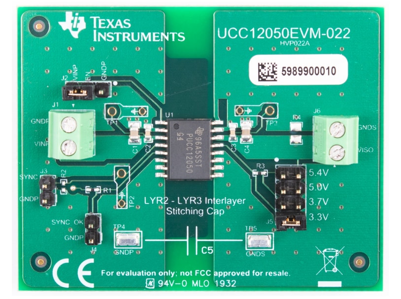 位置电路 - Texas Instruments UCC12050EVM-022评估模块