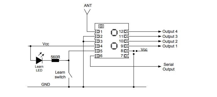 Application Circuit Diagram - RF Solutions ZPT Smart Radio Telemetry Modules
