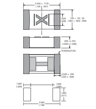 图表 - Littelfuse 440A 1206符合AECQ标准的保险丝