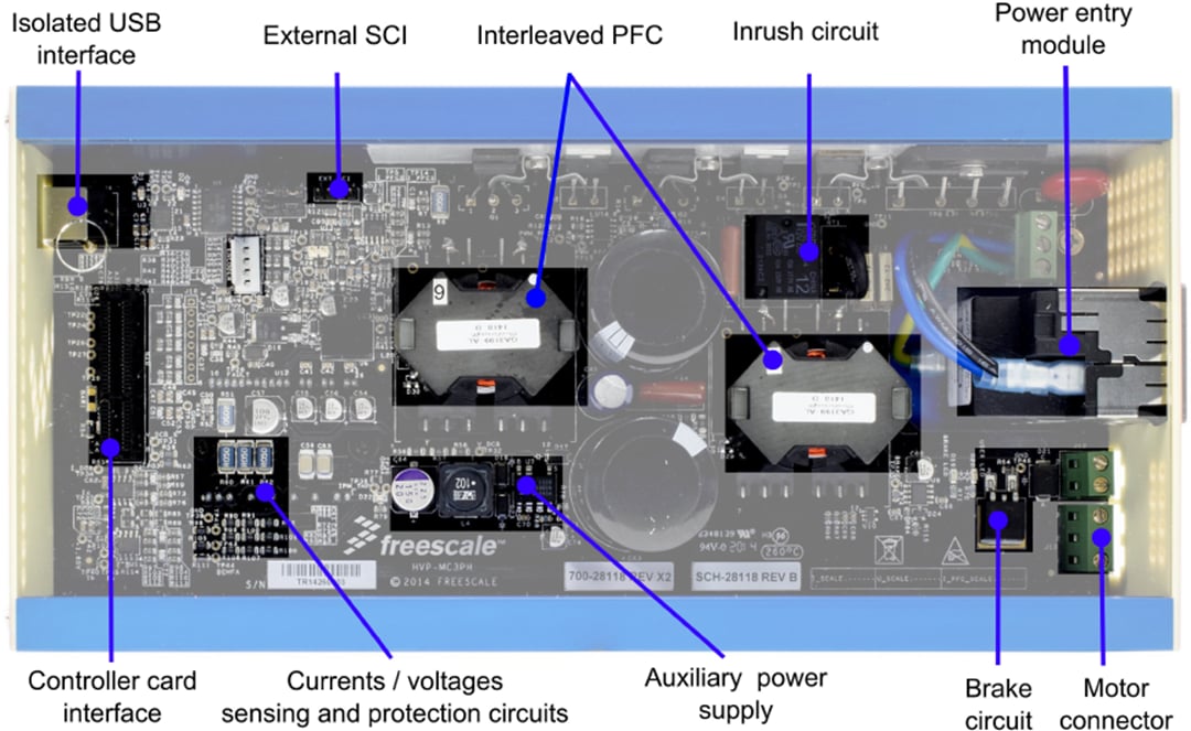 NXP Semiconductors HVP-MC3PH高压电机控制平台