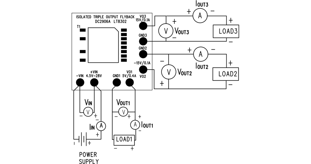 Analog Devices Inc. 用于LT8302的DC2014A、DC2821A和DC2906A演示电路