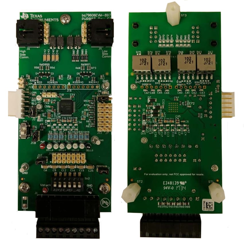 位置电路 - Texas Instruments bq79606EVM-897评估模块