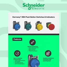 Schneider Electric Components Harmony® XB4按钮开关