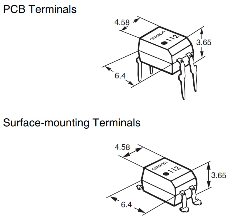 Omron Electronics G3VM-AR和G3VM-DR MOSFET继电器