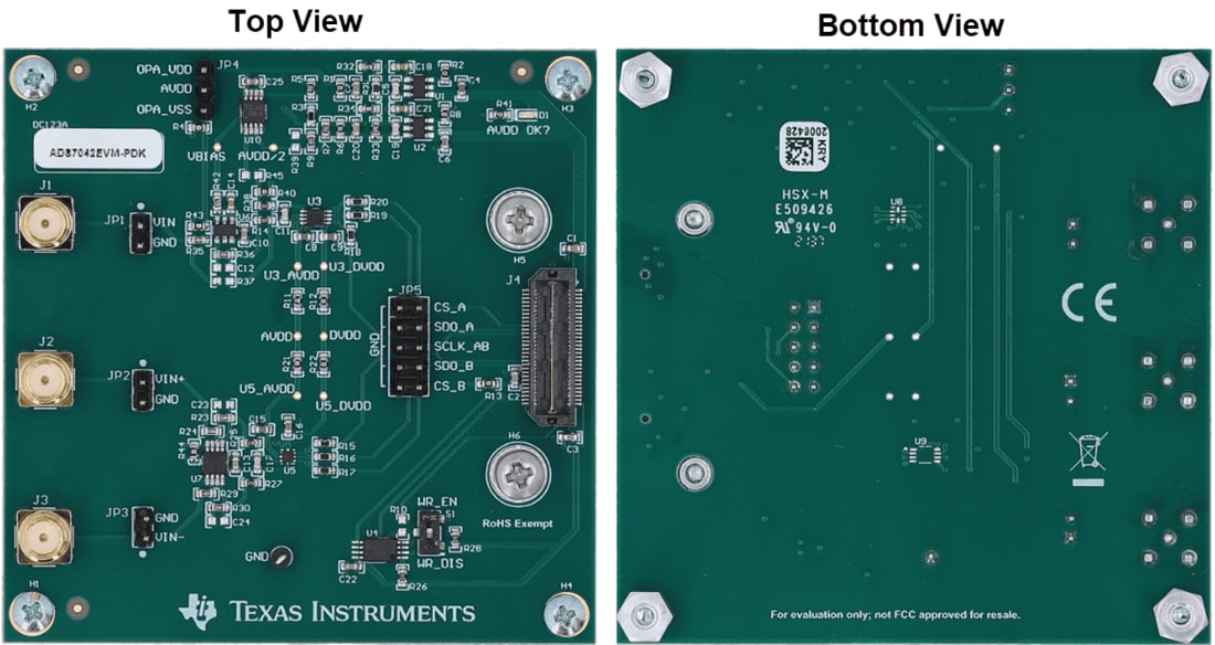 机械图纸 - Texas Instruments ADS704xEVM-PDK评估板
