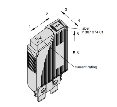 Chart - E-T-A Circuit Breakers 1180 Thermal Overcurrent Circuit Breakers