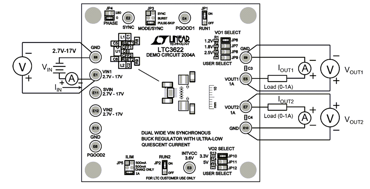应用电路图 - Analog Devices Inc. DC2004A演示电路