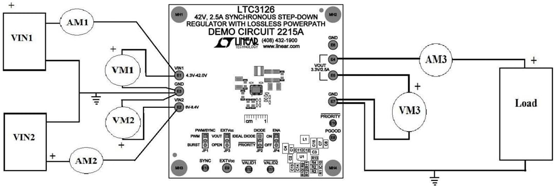机械图纸 - Analog Devices Inc. DC2215A演示电路板