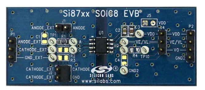Silicon Labs SI871xSOIC8评估套件