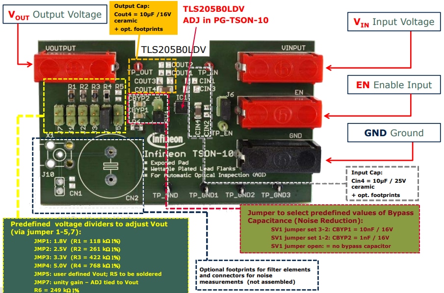 Infineon Technologies TLS205B0LDV演示板