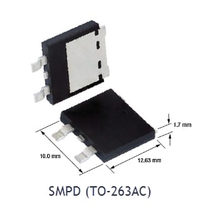 机械图纸 - Vishay Semiconductors 采用eSMP®封装的二极管和整流器