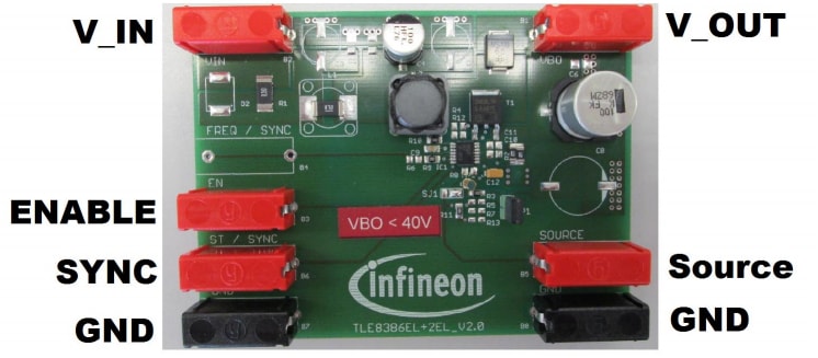 Infineon Technologies TLE8386-2EL演示板