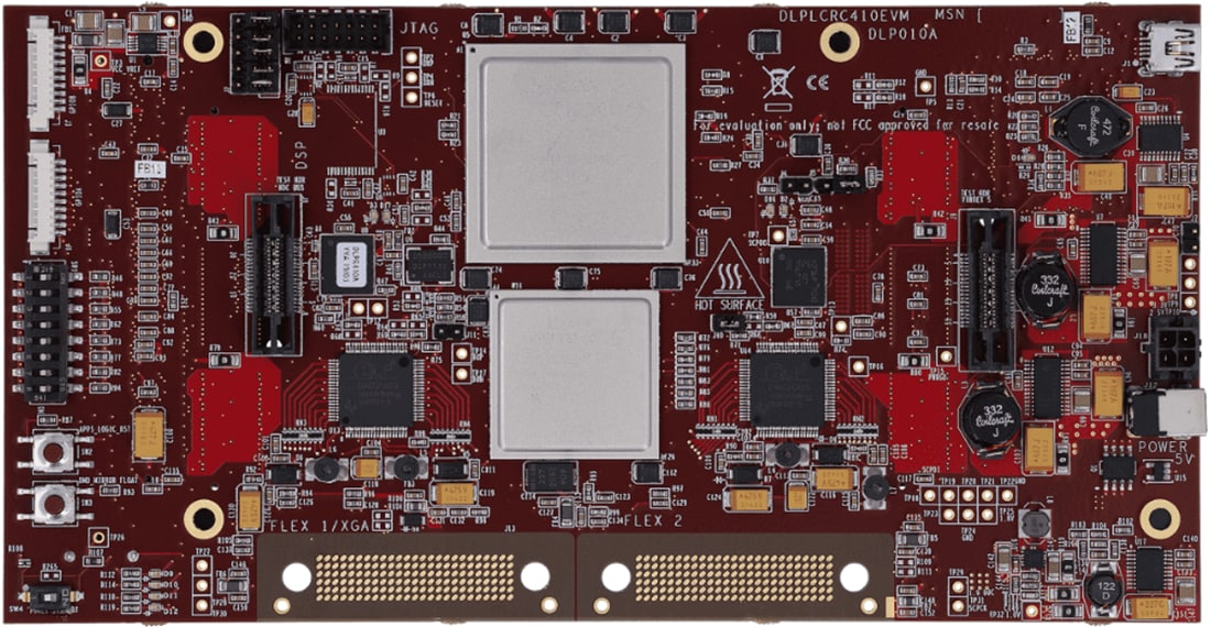 机械图纸 - Texas Instruments DLPLCRC410EVM DLP评估模块 (EVM)