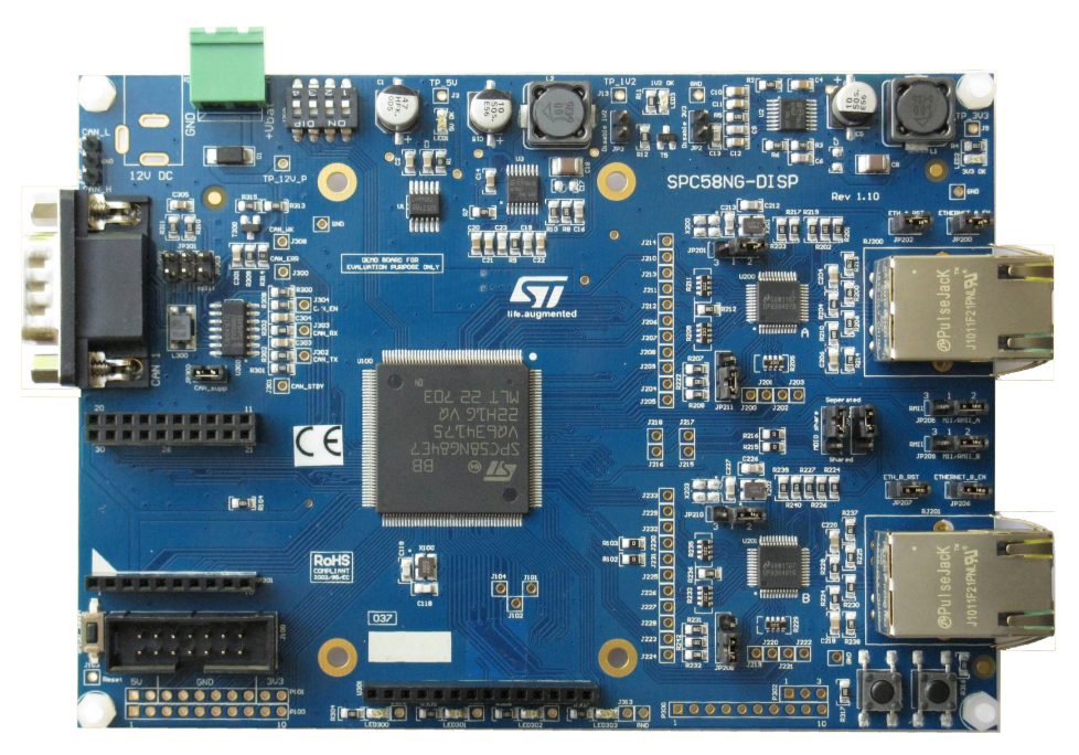 位置电路 - STMicroelectronics SPC58NG-DISP Discovery+板