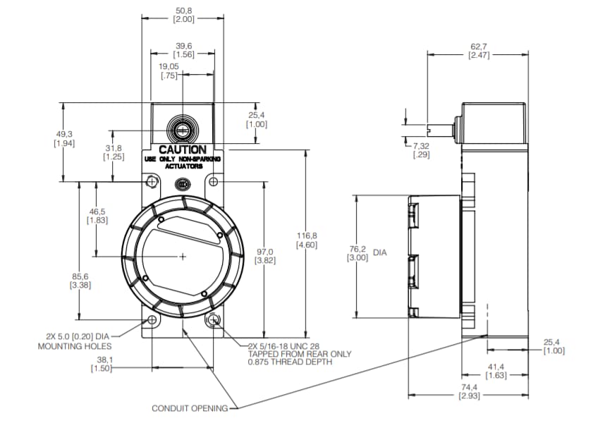 Honeywell MICRO SWITCH™ LSX Hazardous Area Switches
