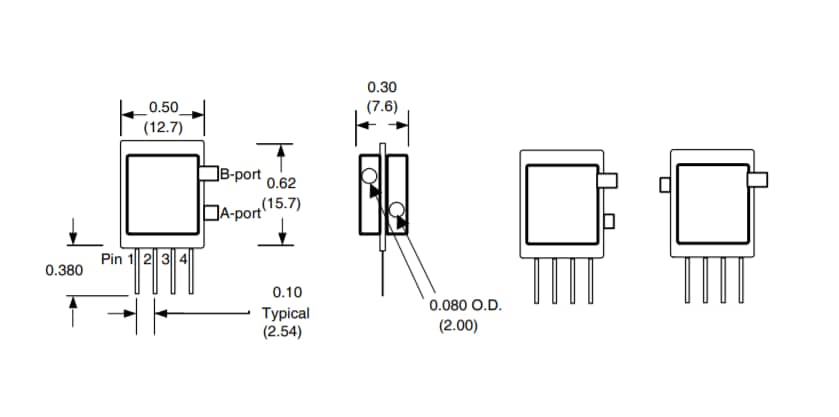 Amphenol All Sensors MAMP cmH2O校准压力传感器
