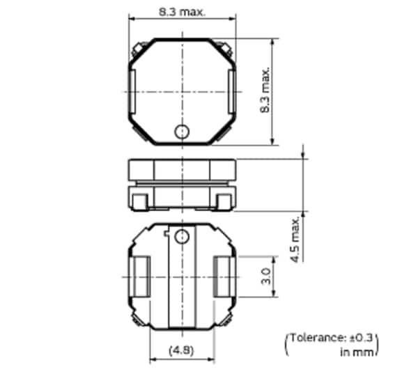 Murata DEM绕线铁氧体电感器
