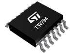 STMicroelectronics TSV79x高带宽轨到轨运算放大器