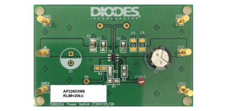 Diodes Incorporated AP22653W6-EVM评估模块