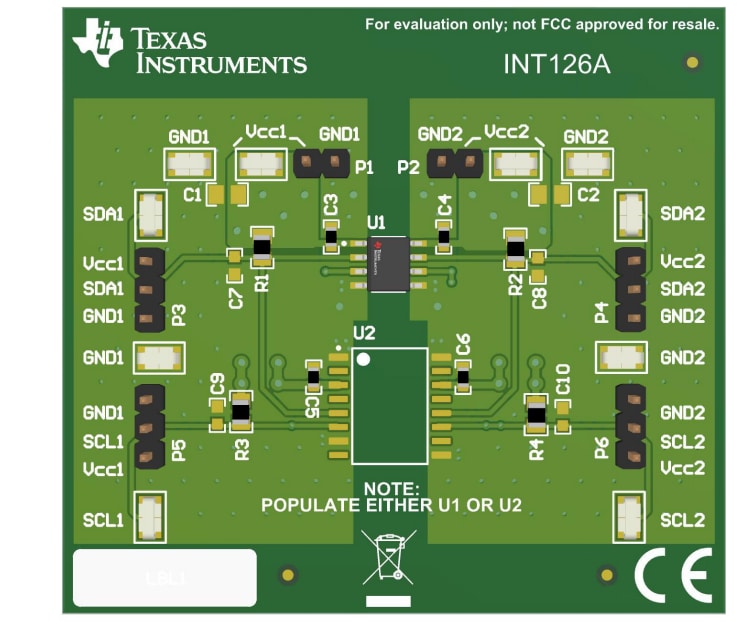 位置电路 - Texas Instruments ISO1640EVM评估模块