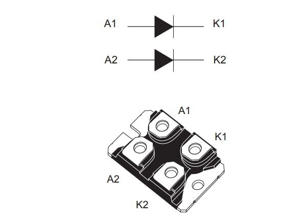 应用电路图 - STMicroelectronics STPS240H100TV1Y汽车用肖特基整流器