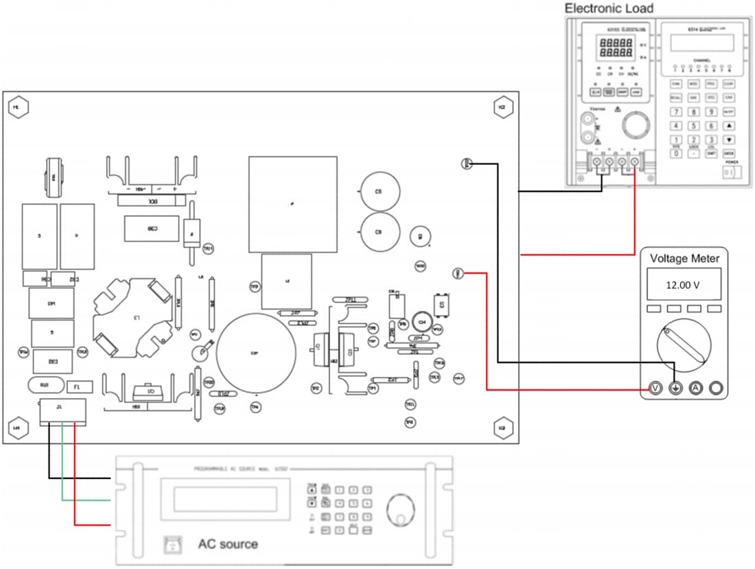 机械图纸 - Texas Instruments PFCLLCSREVM034交流至隔离式直流评估模块