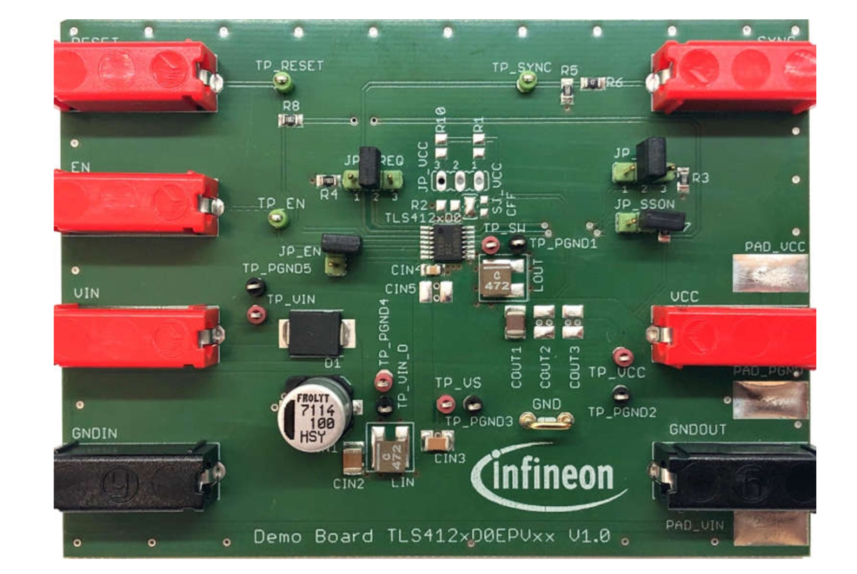Infineon Technologies TLS412033VBOARDTOBO1 3.3V评估板