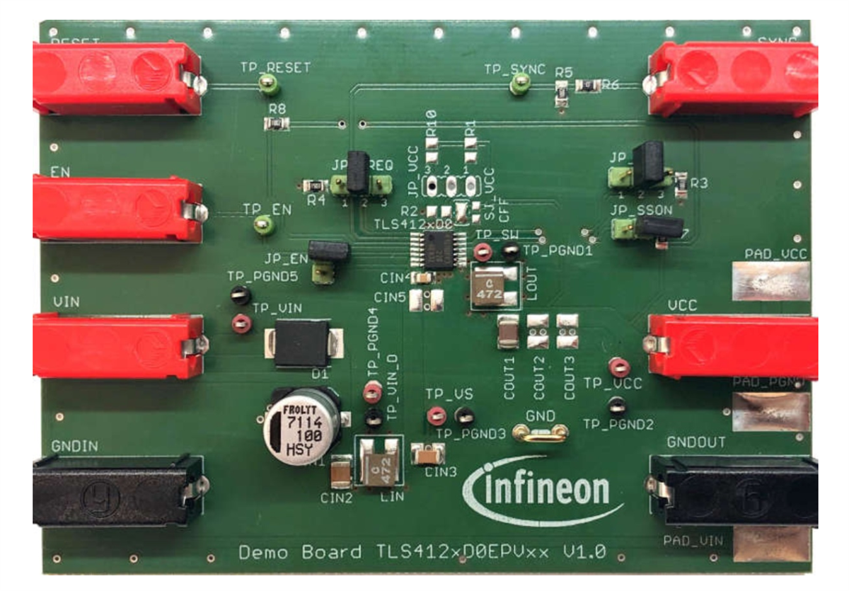 位置电路 - Infineon Technologies TLS41205VBOARDTOBO1 5V板