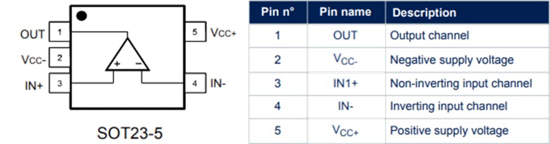机械图纸 - STMicroelectronics TSB711/A 6MHz运算放大器