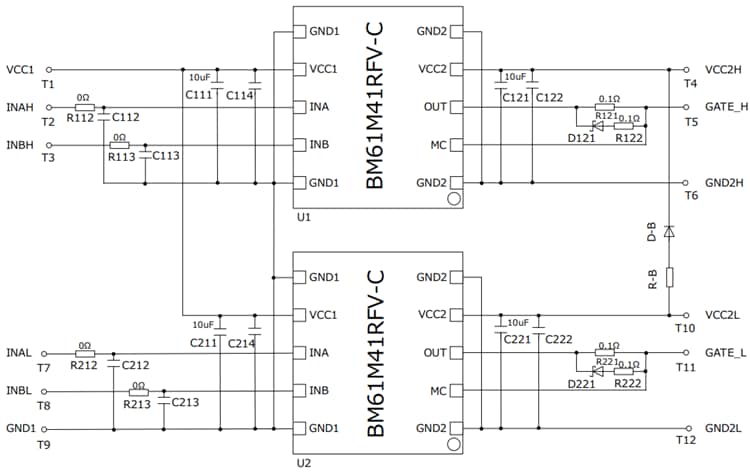 原理图 - ROHM Semiconductor BM61M41RFV-EVK002评估板