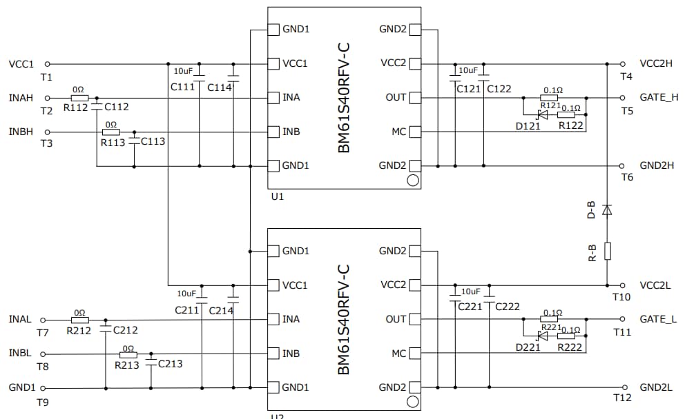 原理图 - ROHM Semiconductor BM61S40RFV-EVK002评估板