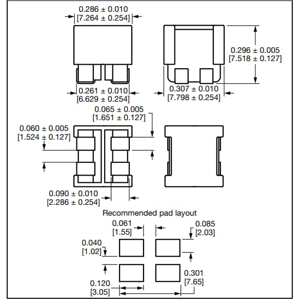 图表 - Vishay / Dale IHLD2525GG-5A大电流电感器