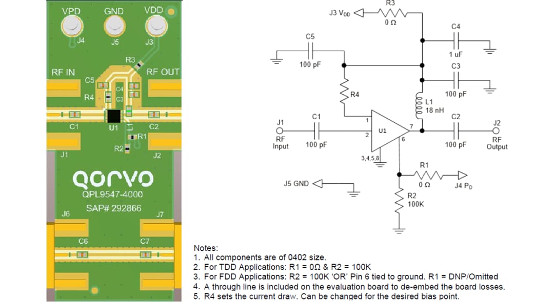 机械图纸 - Qorvo QPL9547EVB-01评估板