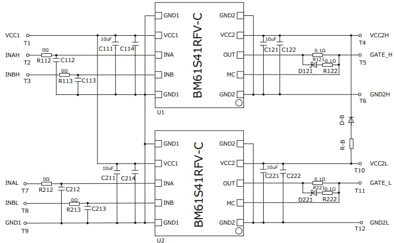 原理图 - ROHM Semiconductor BM61S41RFV-EVK002评估板