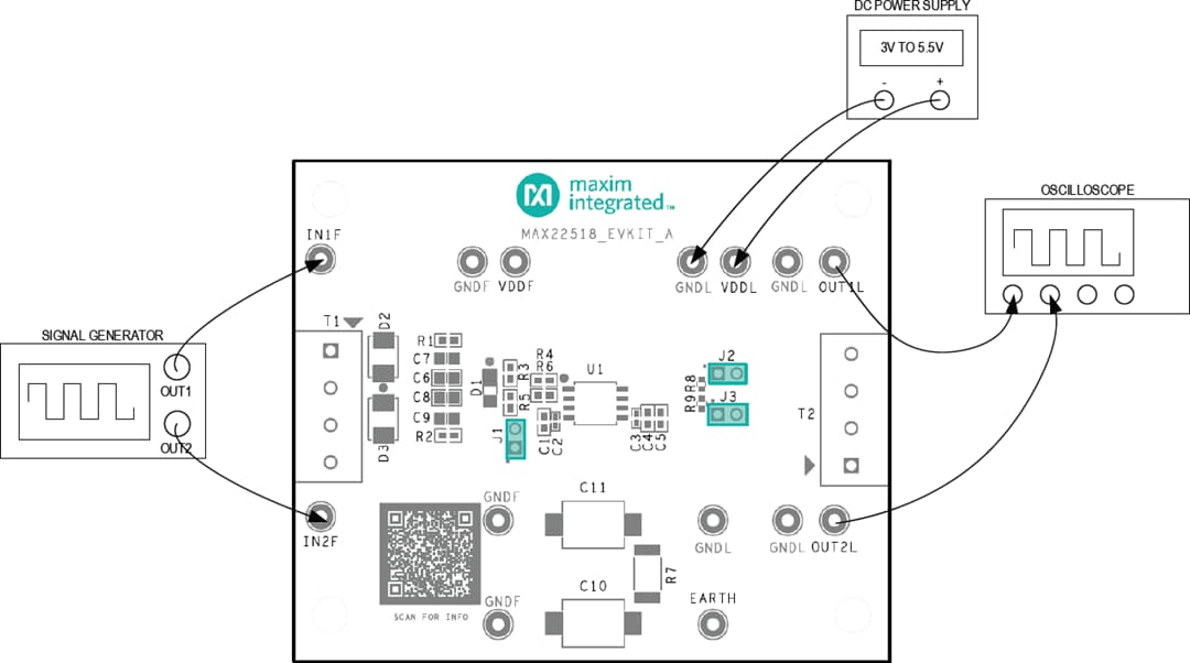 Analog Devices Inc. MAX22518EVKIT 评估套件