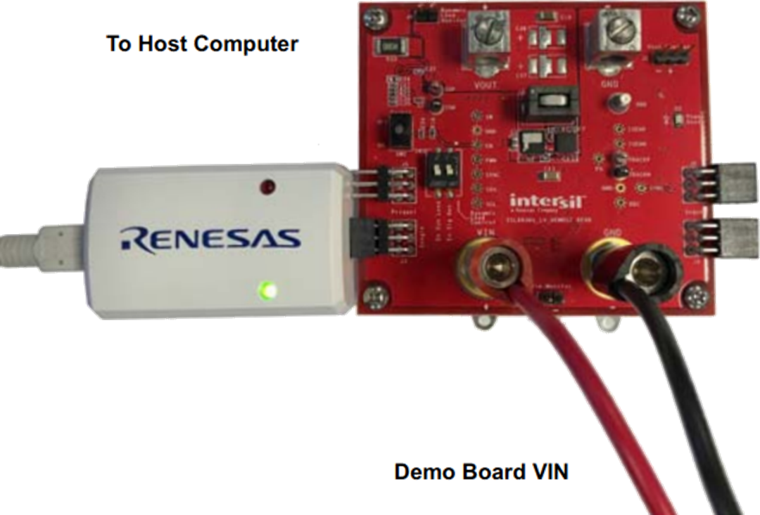 Renesas Electronics ISLUSBEVAL1Z USB转PMBus™适配器