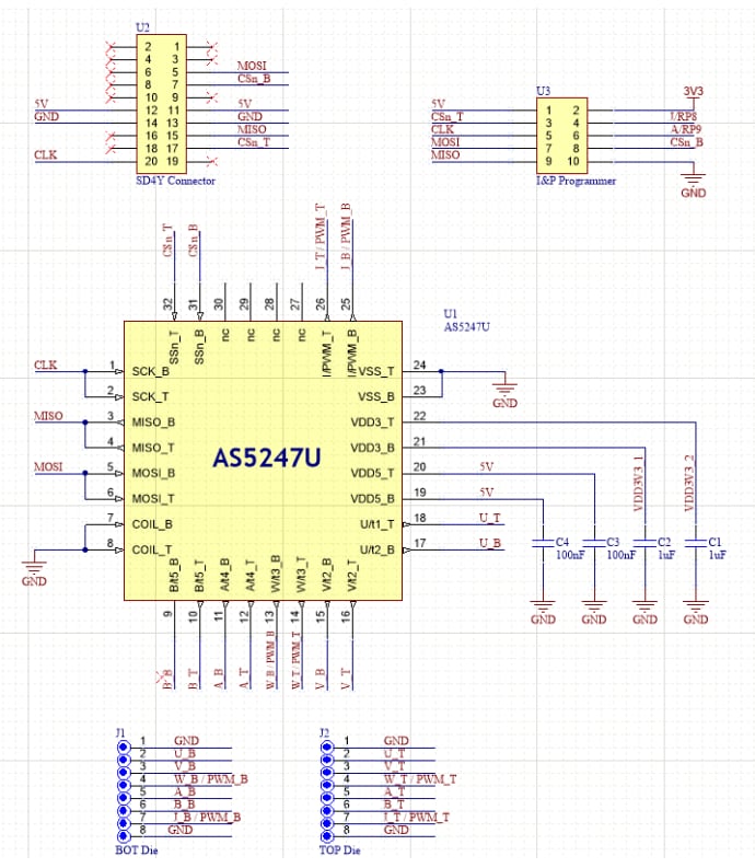 ams OSRAM AS5247U插座板