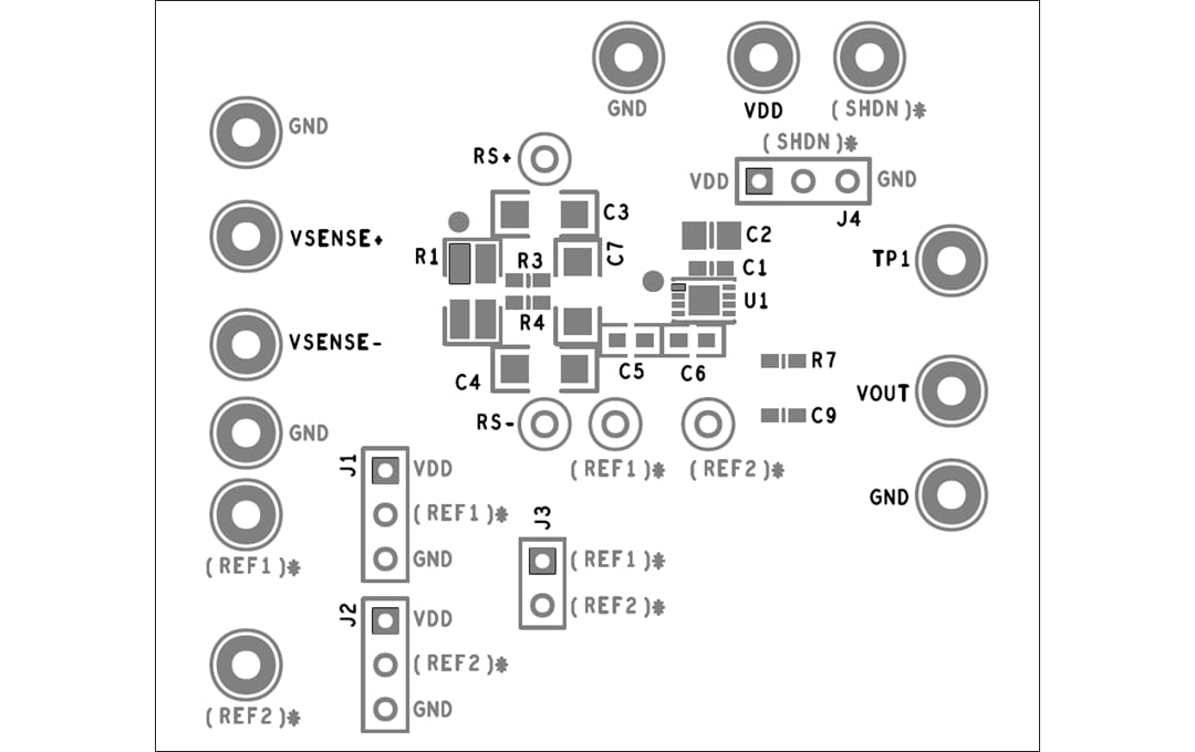机械图纸 - Analog Devices Inc. MAX49921评估套件 (MAX49921EVKIT)
