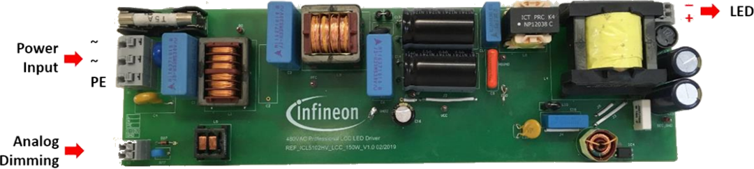 Infineon Technologies REF-ICL5102HV-U150W 评估板