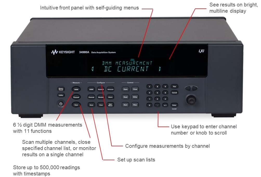 Keysight Technologies 34980A数据采集系统
