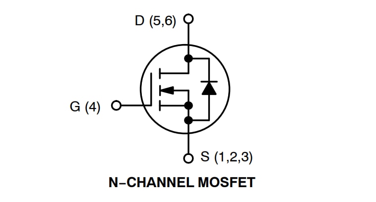 应用电路图 - onsemi NVMFS5C612N汽车用功率MOSFET
