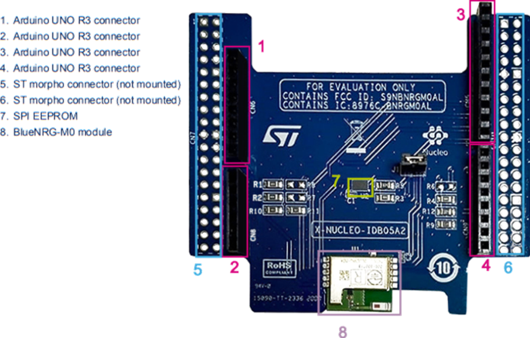 STMicroelectronics X-NUCLEO-IDB05A2蓝牙®LE扩展板