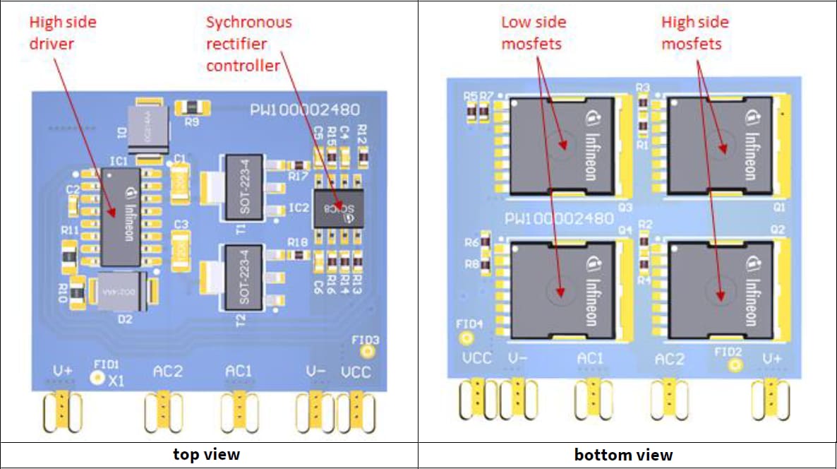 Infineon Technologies KIT_ACT_BRD_60R040S7有源电桥子卡