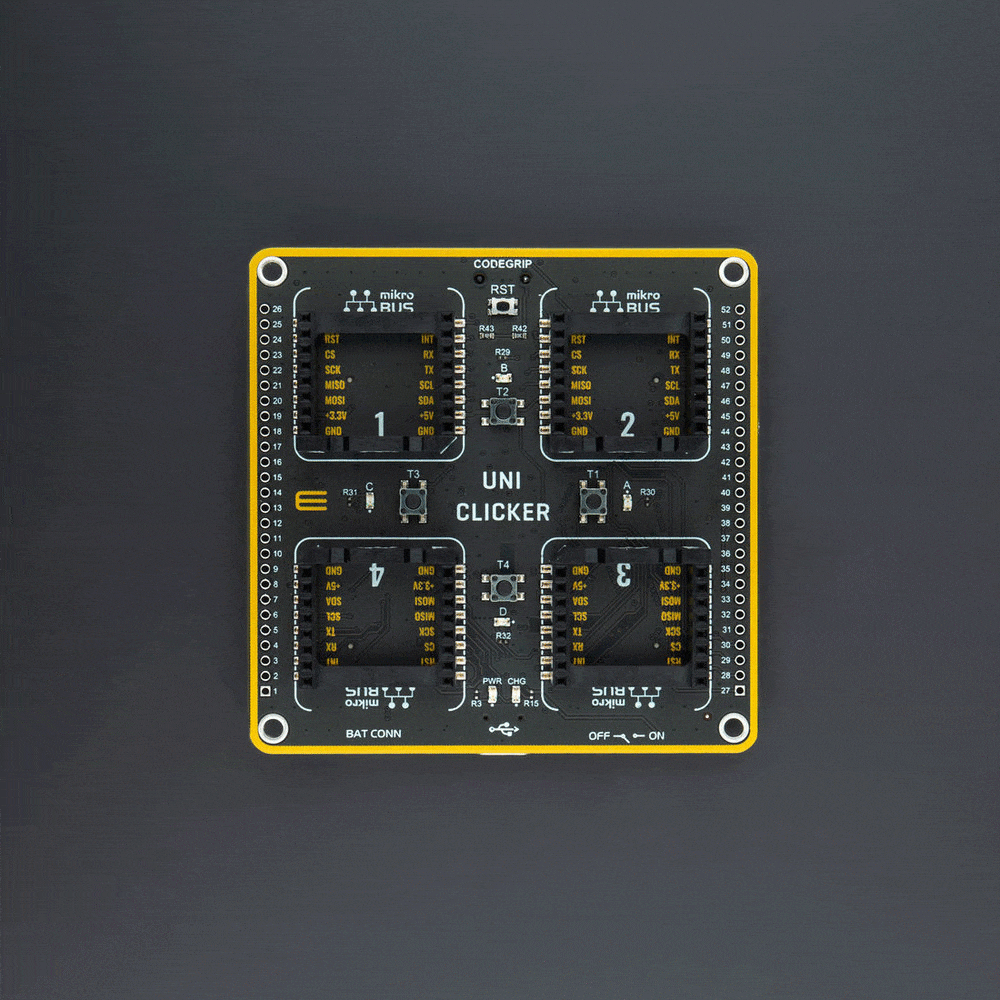 Infographic - Mikroe UNI Clicker