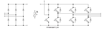 应用电路图 - Infineon Technologies 1200 V PIM IGBT模块