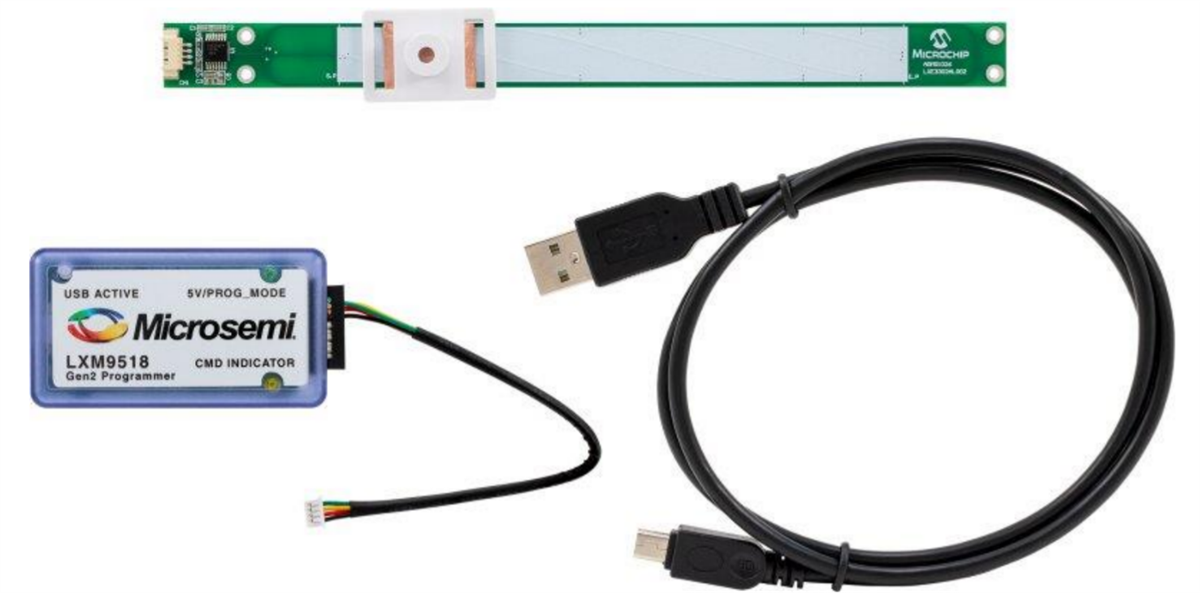 Microchip Technology LXE/LXK330x线性位置传感器板和套件