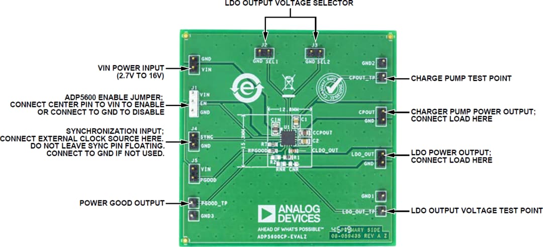Analog Devices Inc. ADP5600CP-EVALZ评估板