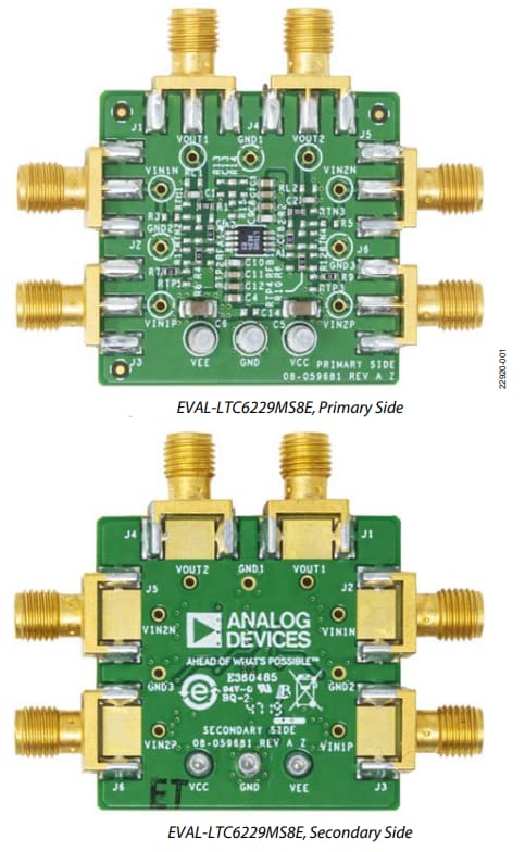 Analog Devices Inc. EVAL-LTC6229MS8E 评估板